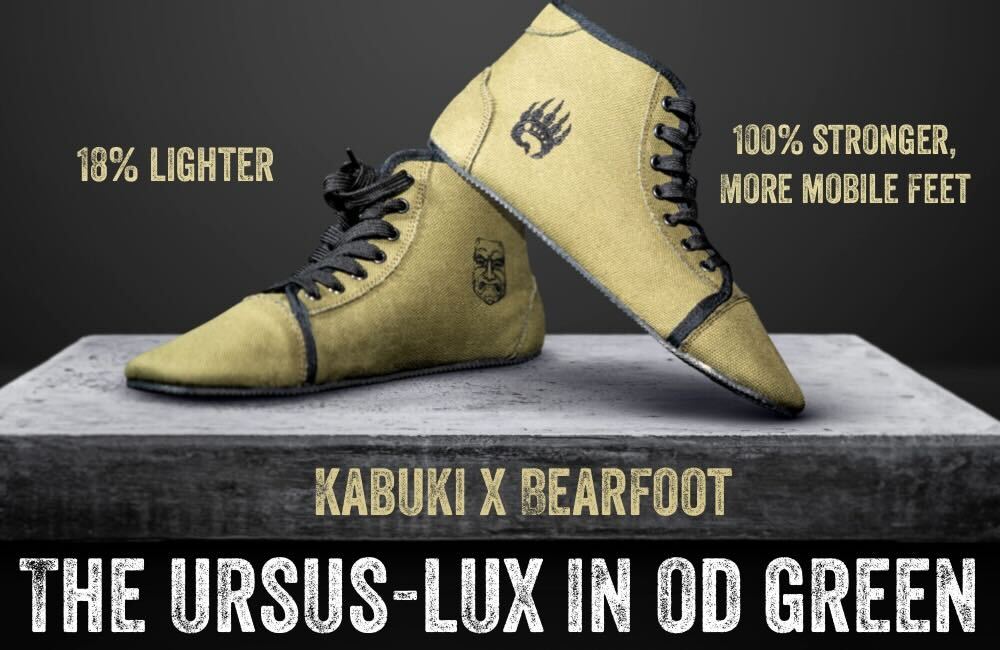 OD Green Ursus-Lux High Top Shoe | Kabuki X Bearfoot