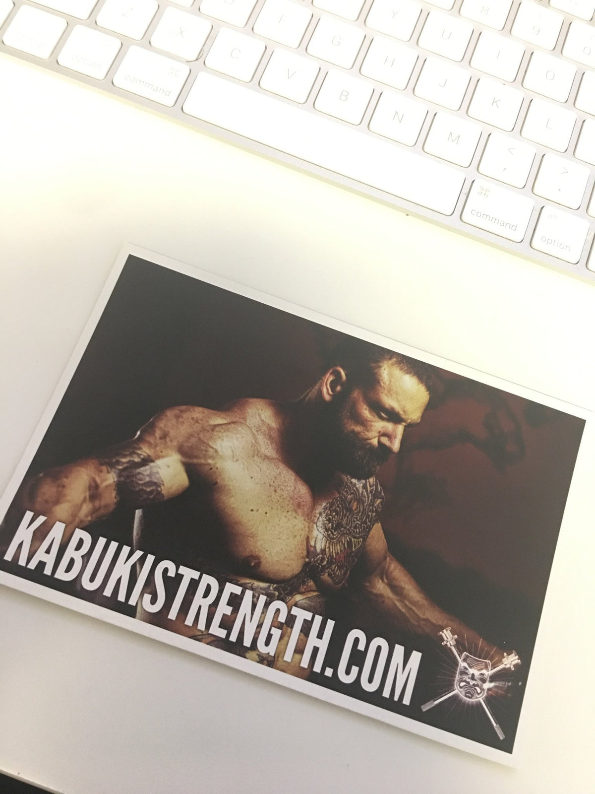 Signed Card by Chris Duffin - Kabuki Strength Store