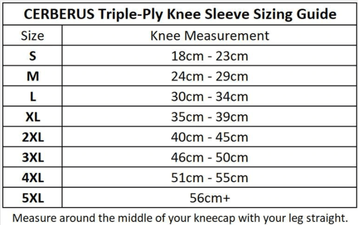 Cerberus Triple Ply Knee Sleeves - Kabuki Strength
